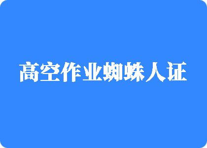 com.操逼mmm高空作业蜘蛛人证